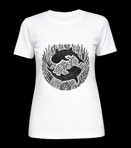 Women’s T-Shirt, Whale sharks, Hope in Jesus